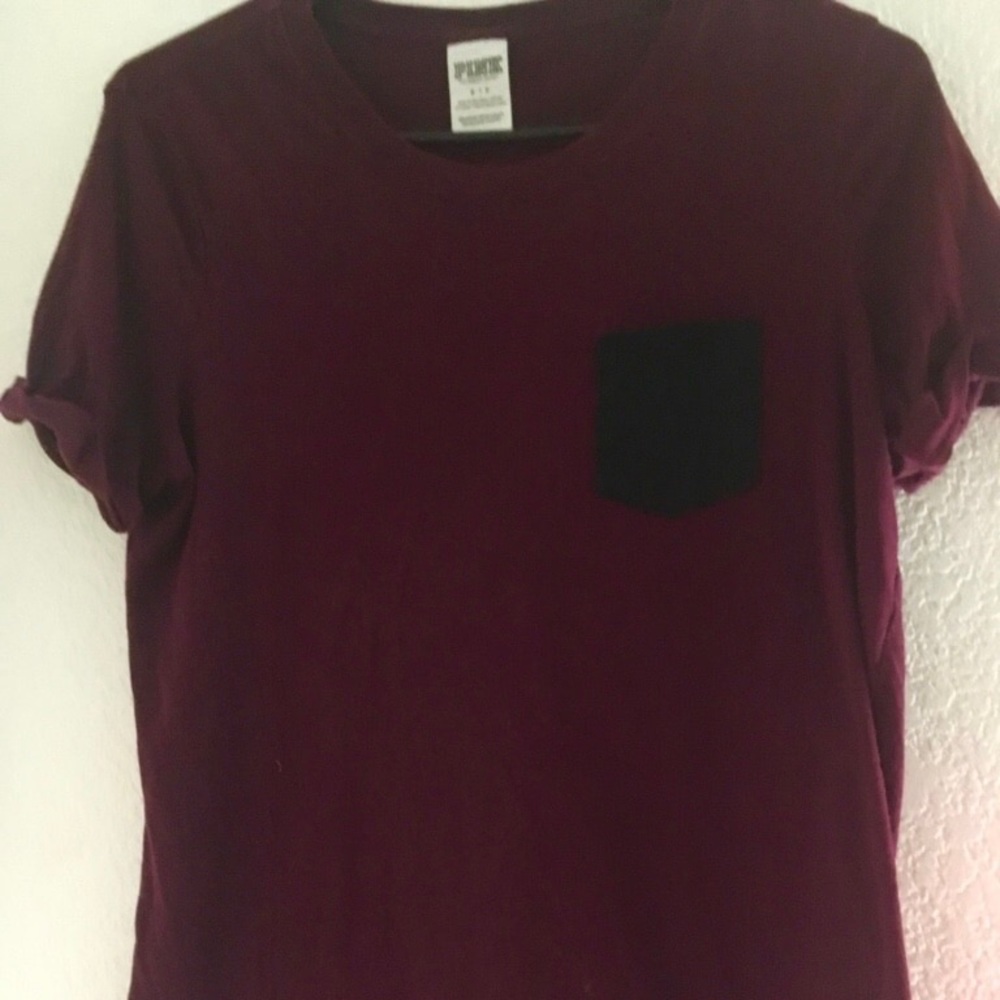 Maroon shirt by Pink ❤️